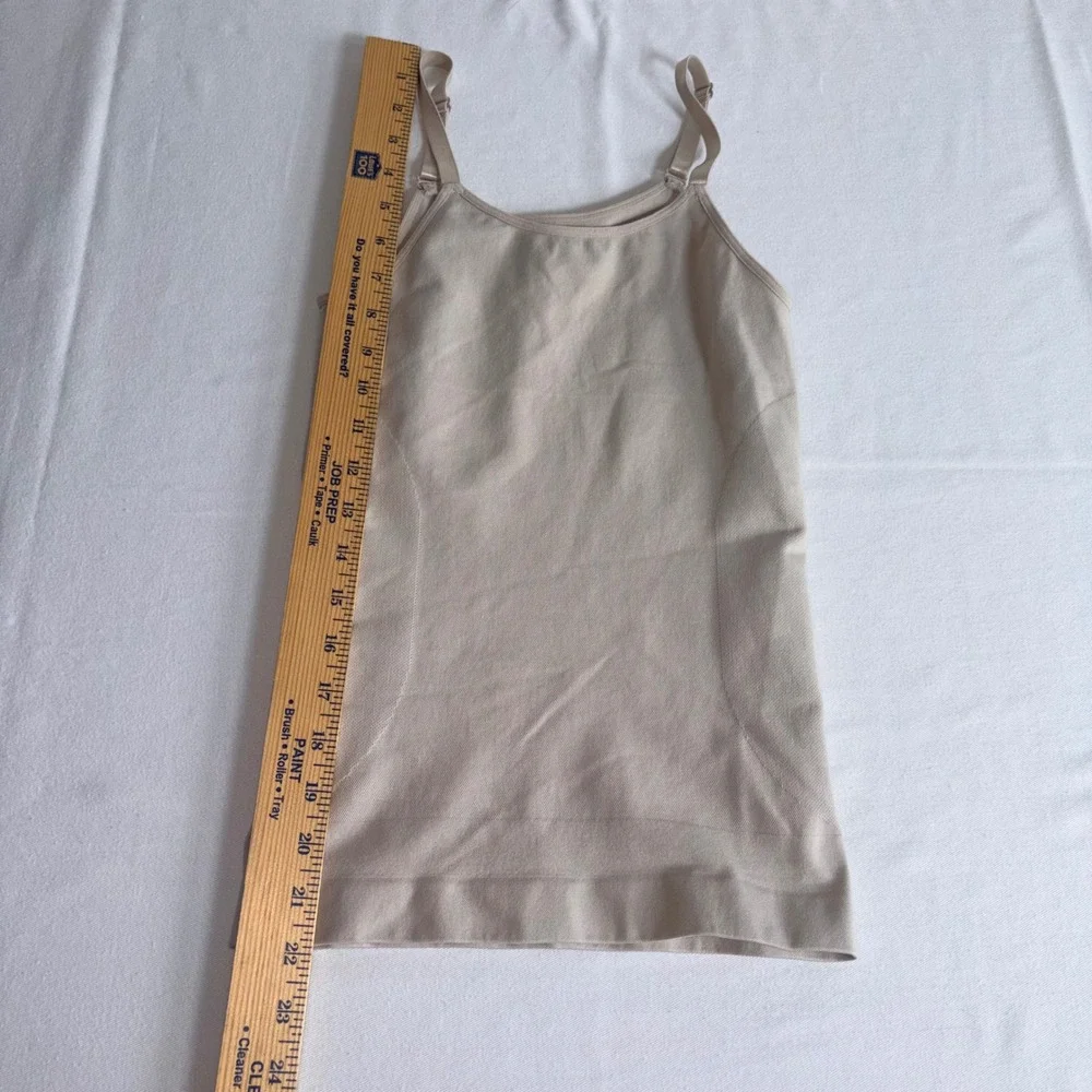 Shapermint Essentials Camisole Medium Beige  Seamless Adjustable Straps